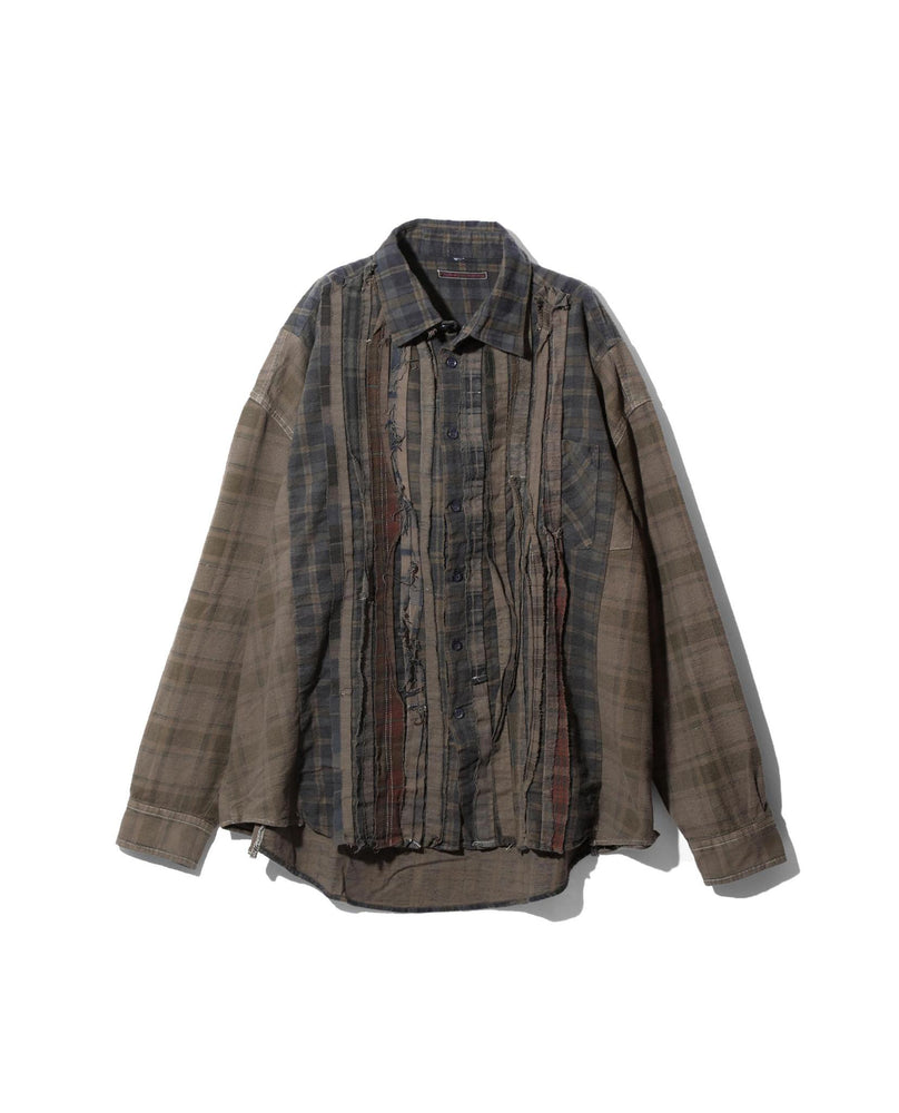 Needles Flannel -> Ribbon Wide Shirt | STASHED