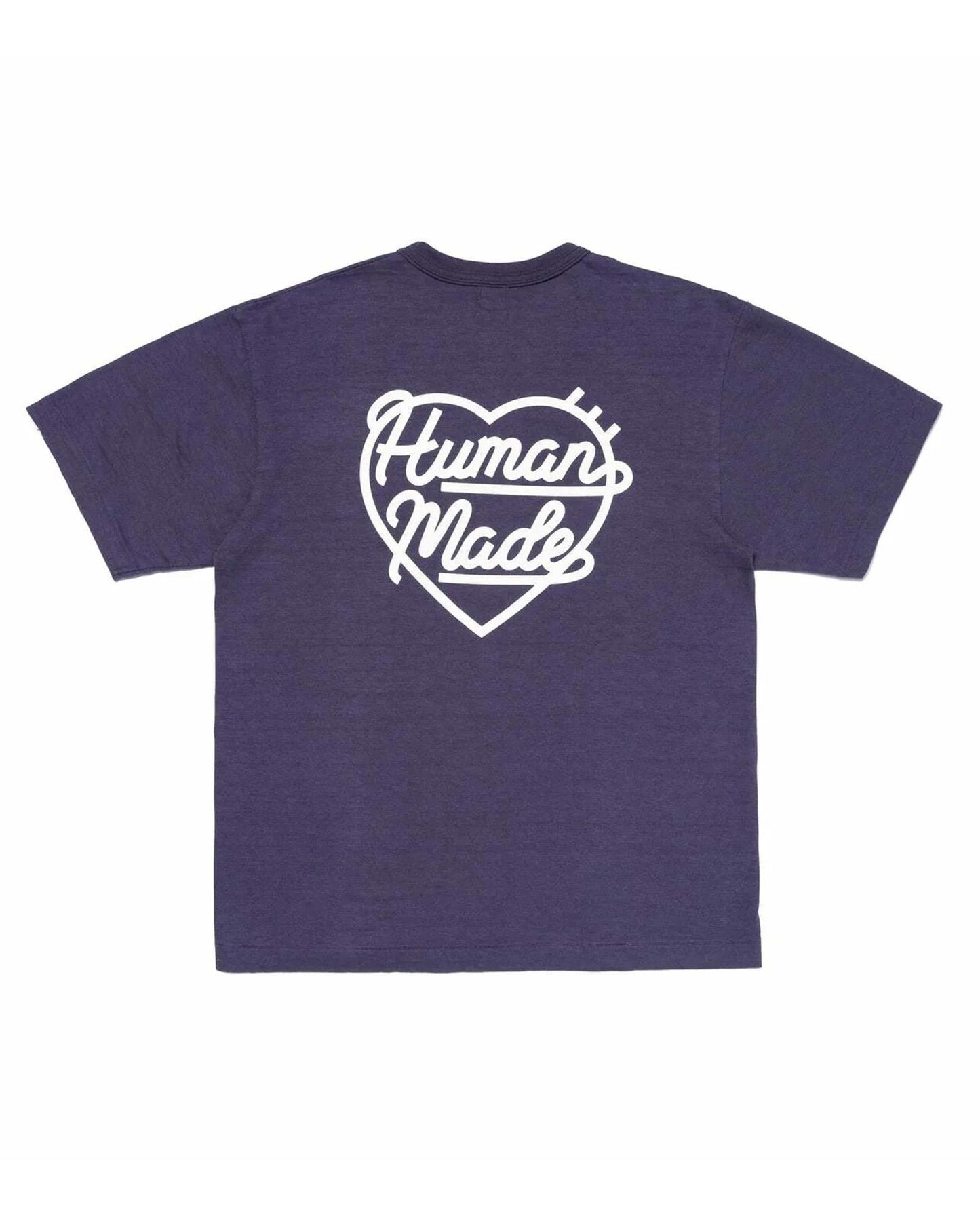 再値下げ HUMAN MADE HEART BADGE T-SHIRT Navy - トップス