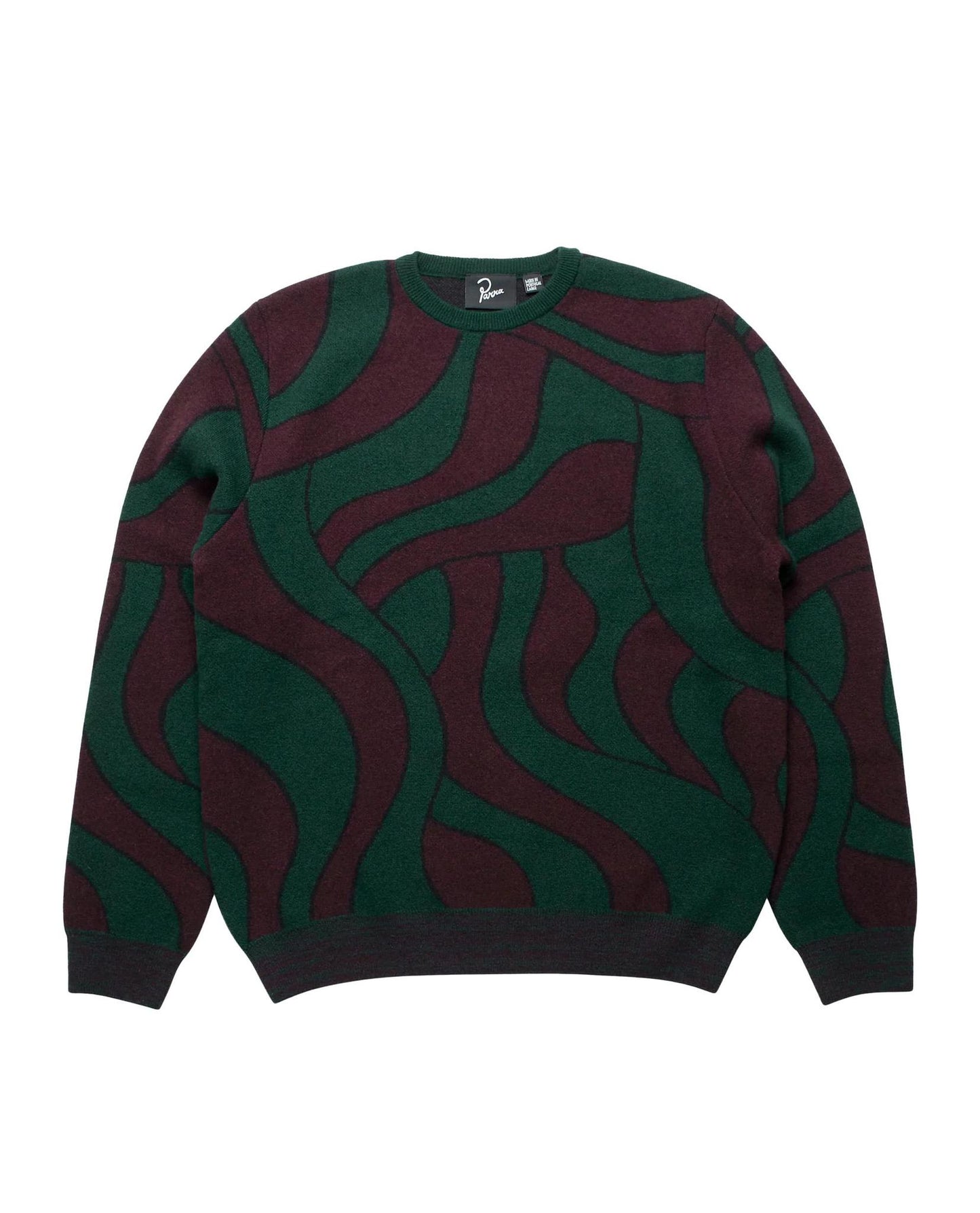 Parra Distorted Waves Knitted Pullover | STASHED