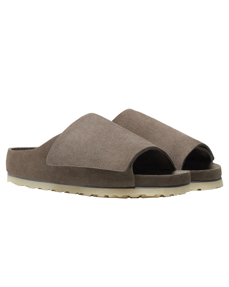 Birkenstock x Fear of God Men's Los Feliz Suede Slides, Taupe, Men's, 43 EU (10d Us), Sandals & Slides Thongs & Flip Flops