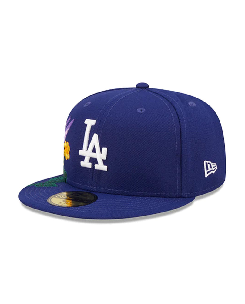 Men's New Era Royal Los Angeles Dodgers Chain Stitch Floral