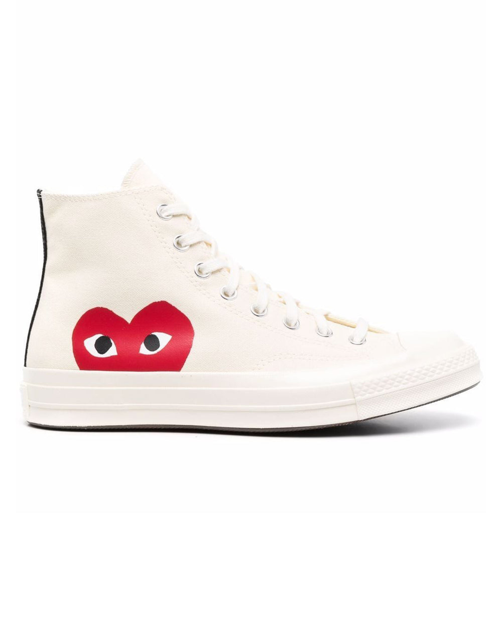 Comme Garcons Play Chuck Hi White | STASHED