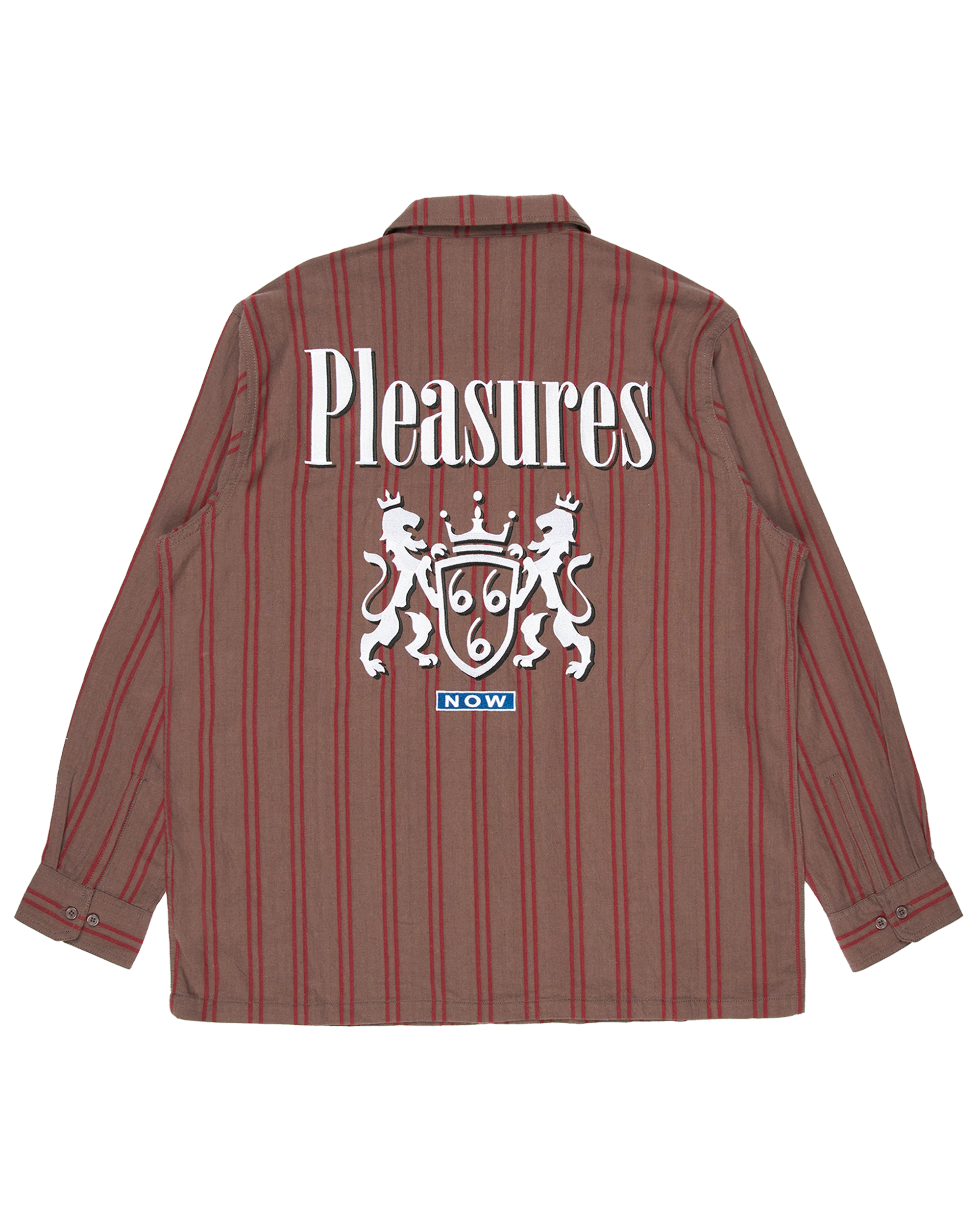 Pleasures Ruby Work Shirt Wine