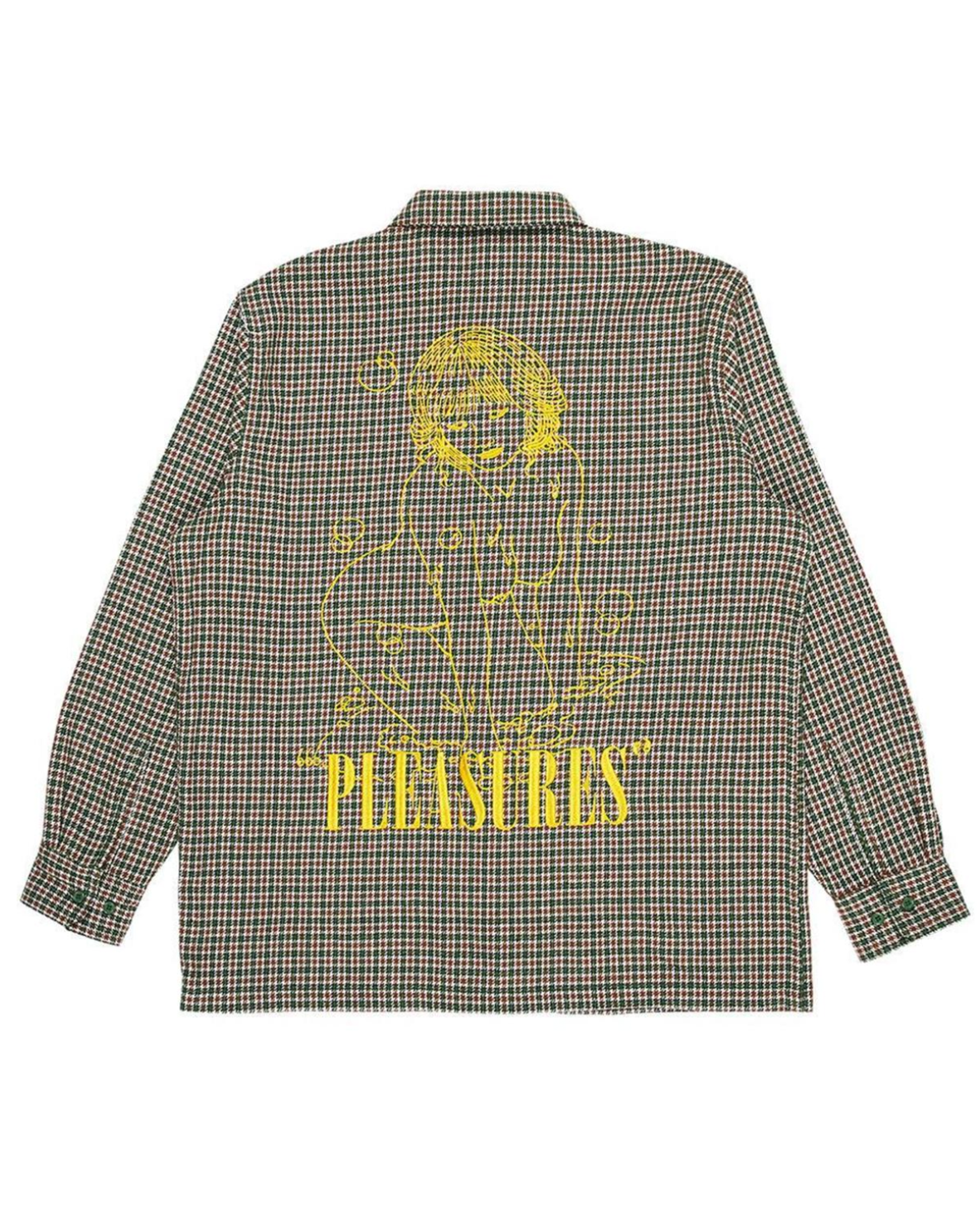 Pleasures Ignition Plaid Shirt Green