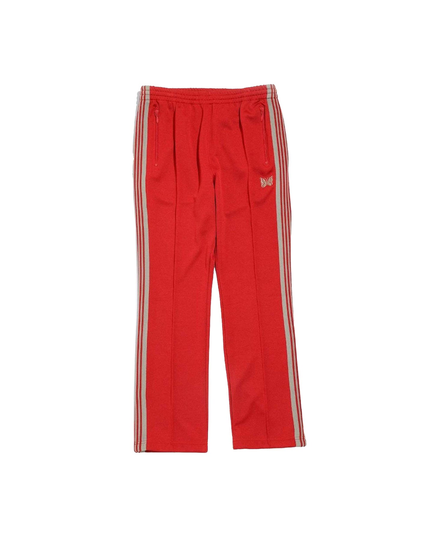 Needles NARROW TRACKPANT POLY SMOOTH Red