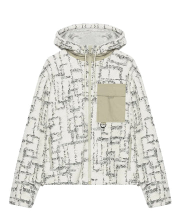 John Elliott Reversible Jacquard Fleece Jacket