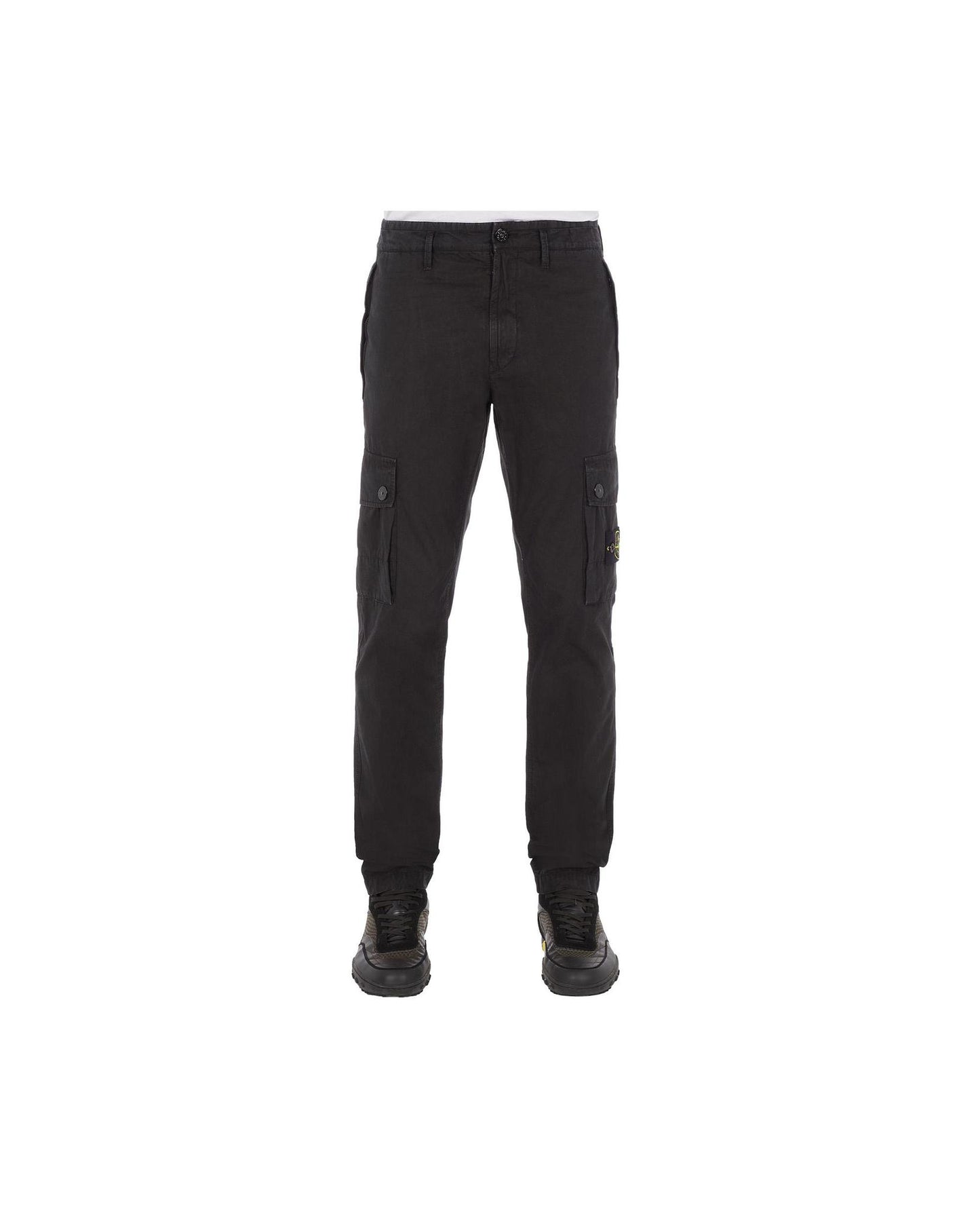 Stone Island Slim Fit Cargo Trousers in Gray for Men