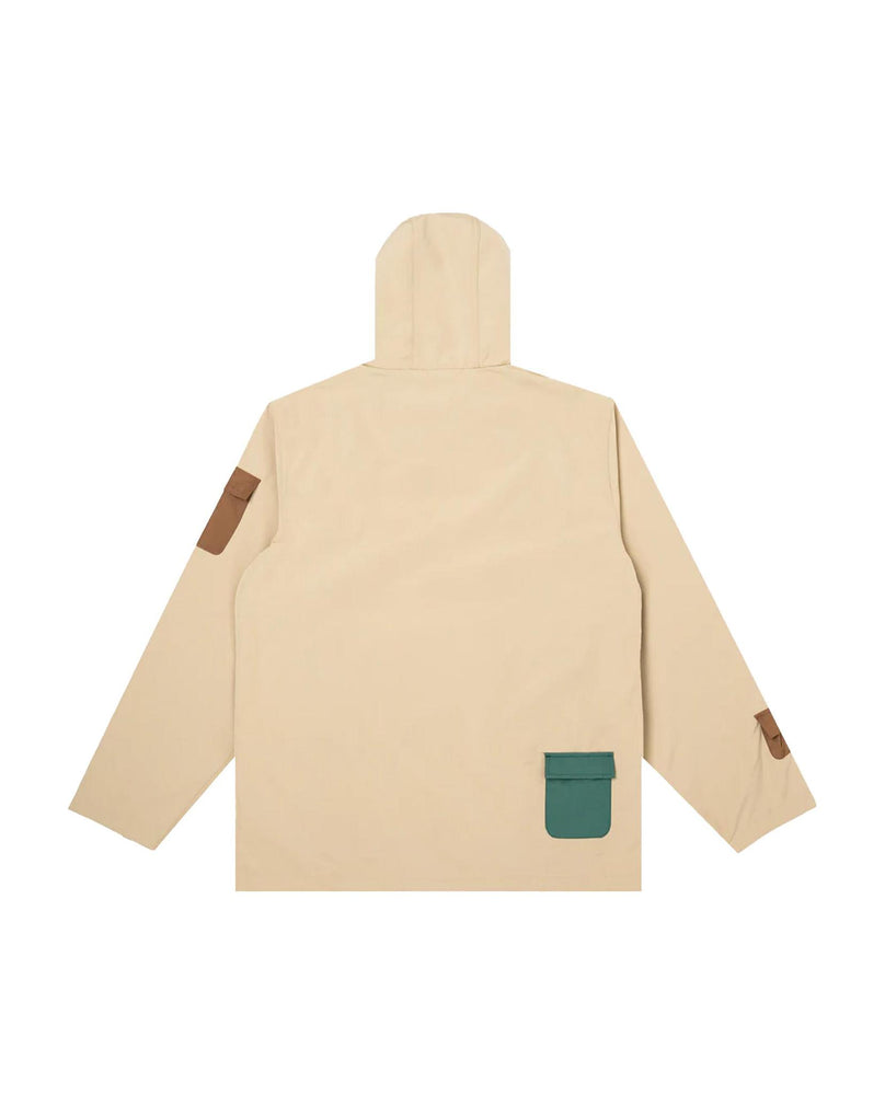 Parra Cloudy Star Varsity Jacket Pine Green