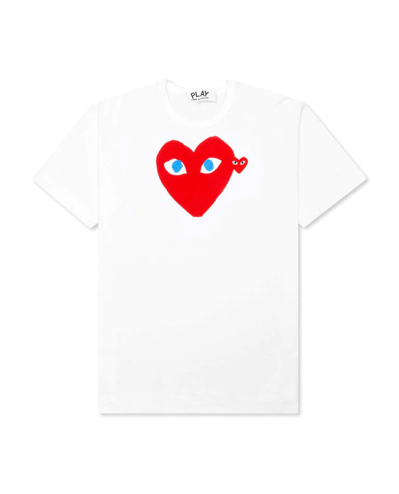 Comme Des Garcons Play Blue Eyes Heart Tee Shirt STASHED