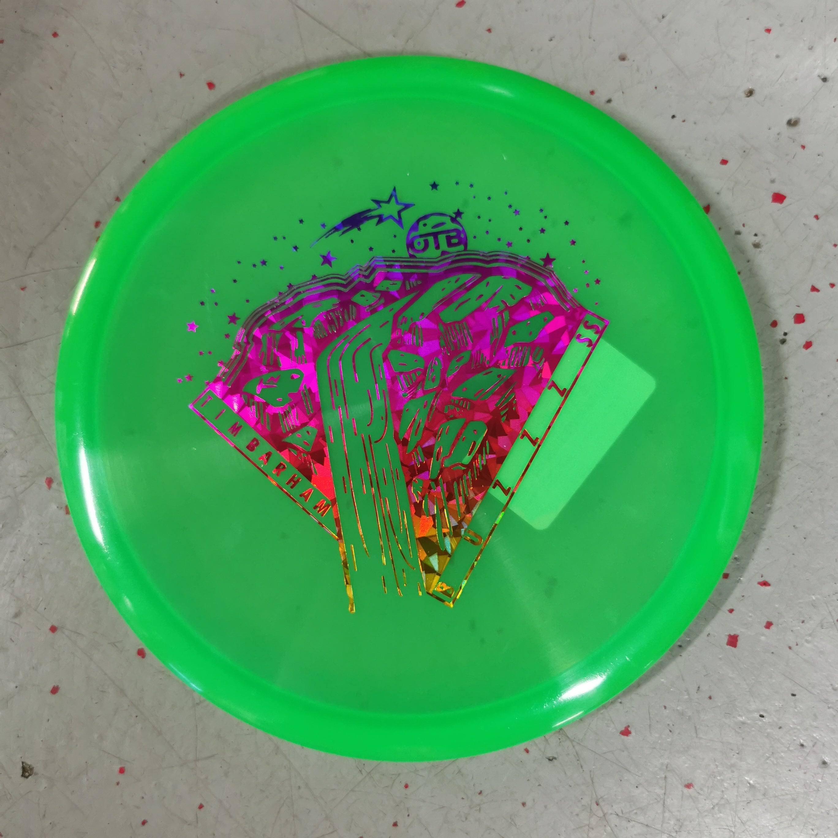 Discraft Z Glo T.Barham Buzzz Ss -Otb Stamp