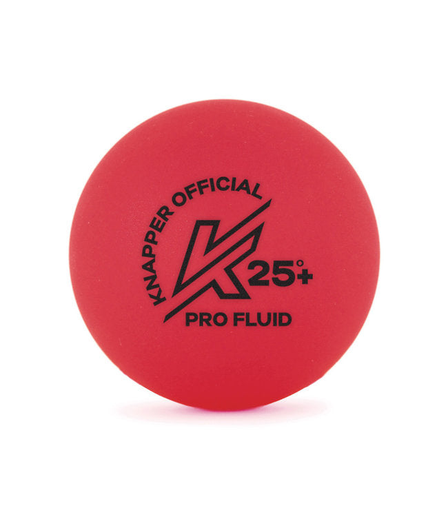 Knapper Ak Pro-Fluid Red Ball Hockey Ball Hot 25 Degree Celsius +