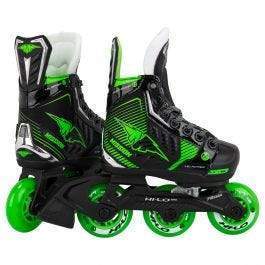 Mission Rh Lil'Ripper Youth Adjustable sz 11-1 yth Inline Roller Hockey Skates