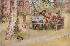 Breakfast Under the Birch by Carl Larsson