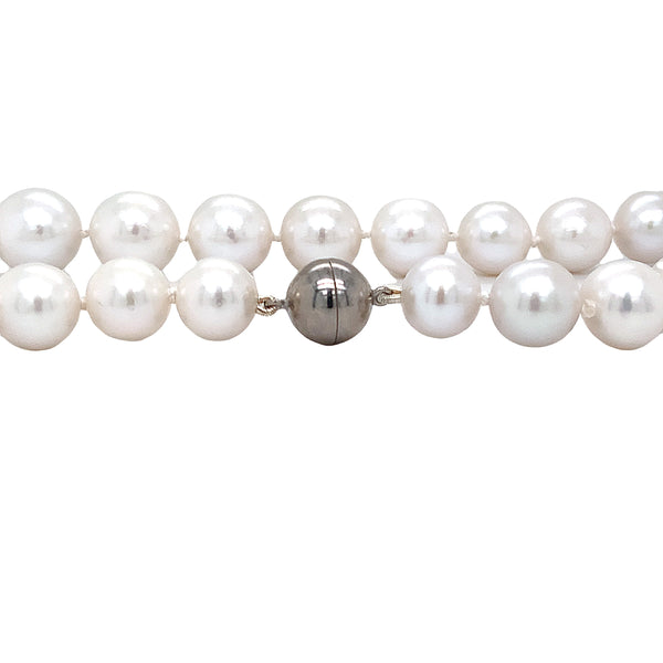 Multi Color Natural South Sea Pearl Lariat Necklace 22 inches long.–  Blacy's Vault