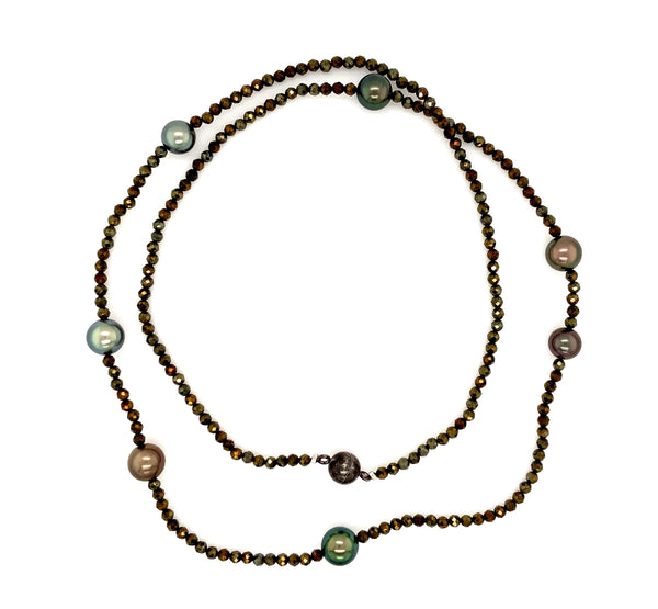 Spiritual Beads Bracelet in Sterling Silver with Pavé, 8mm | David Yurman