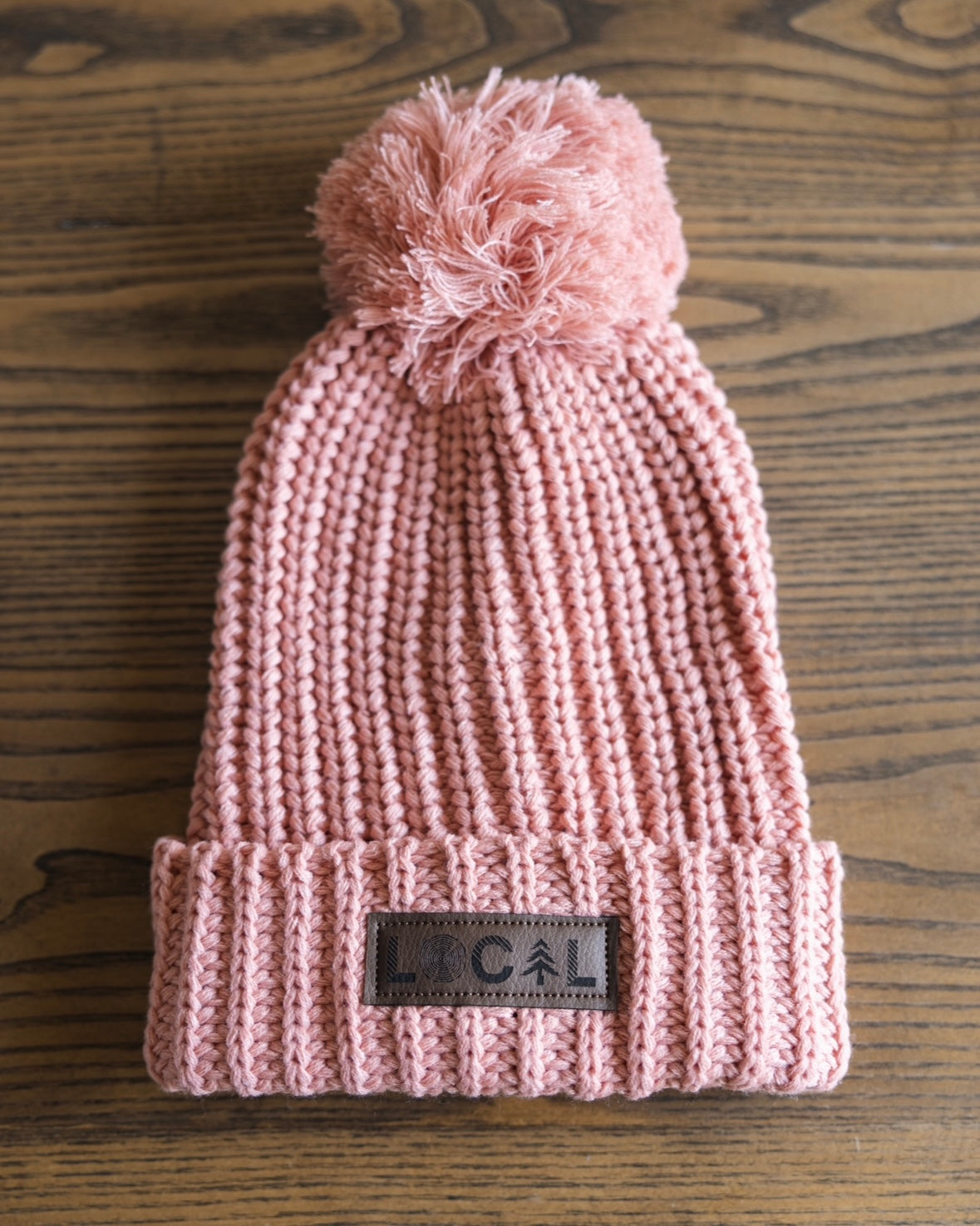 Pom Beanie- Blush