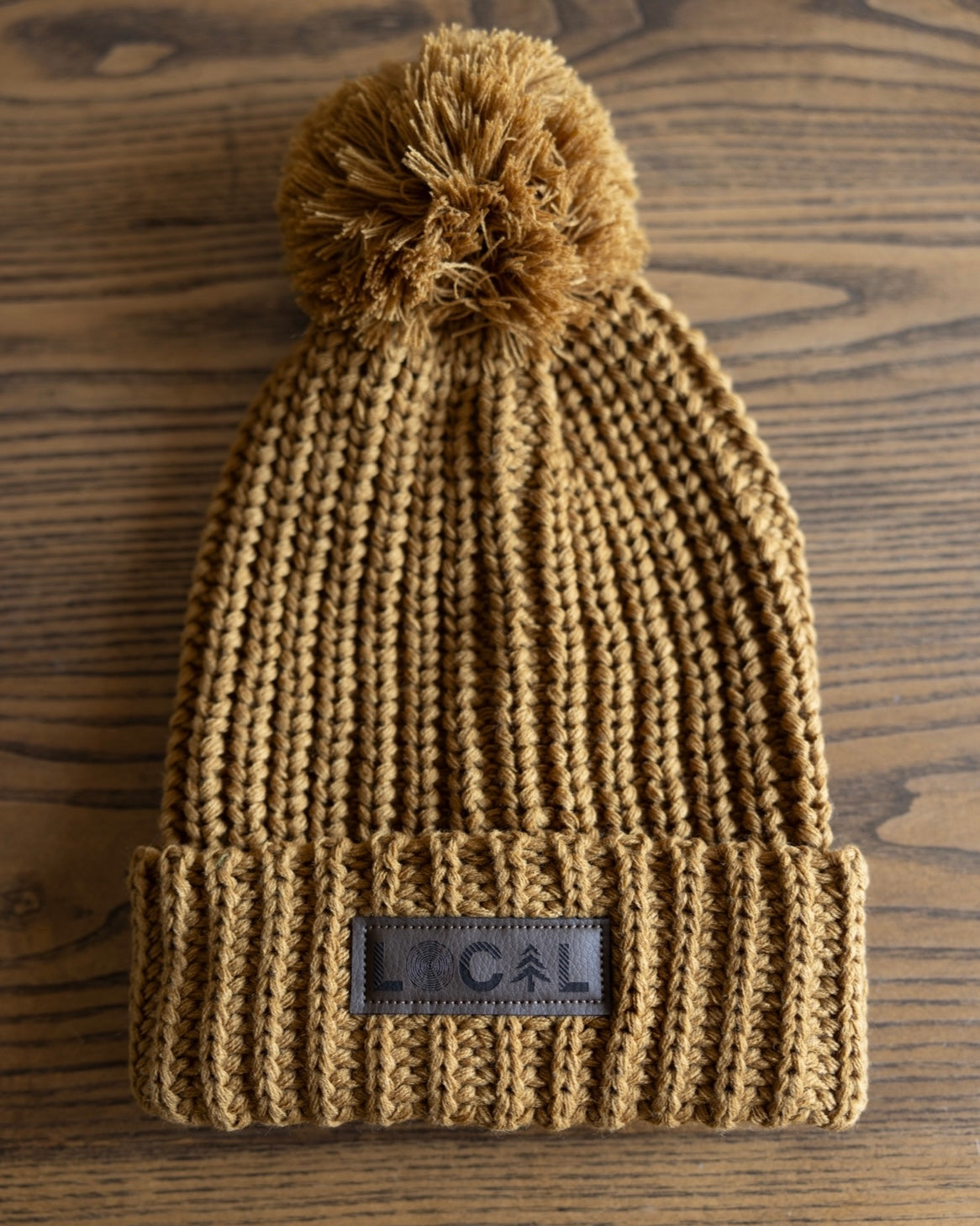 Pom Beanie- Wheat