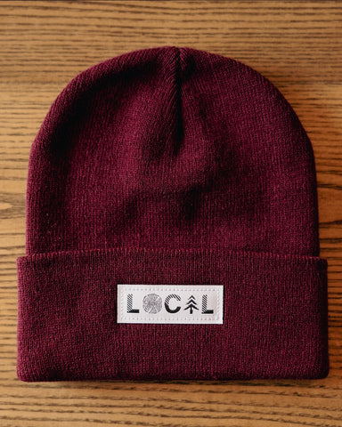 Coal The Uniform Beanie (burgundy marl)