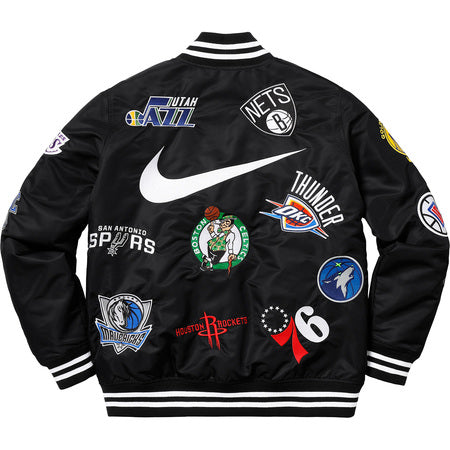 Supreme Nike Nba Team Warm Up Jacket Black L Copp App