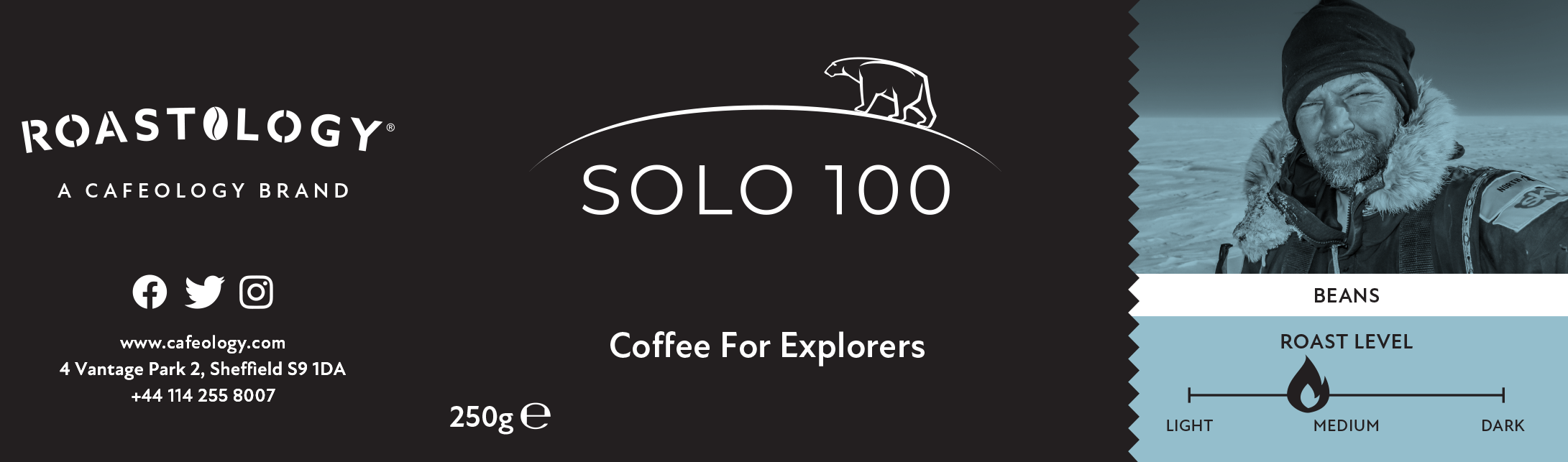 An image of SOLO 100 - Coffee For Explorers Wholebean Limited Edition Gift Box