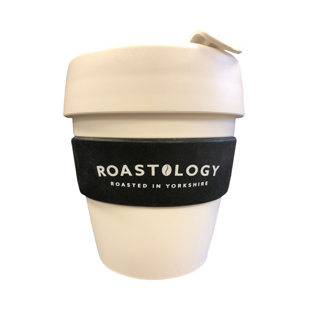 An image of Roastology 8oz ReusableSip Through Lid Keep Cup