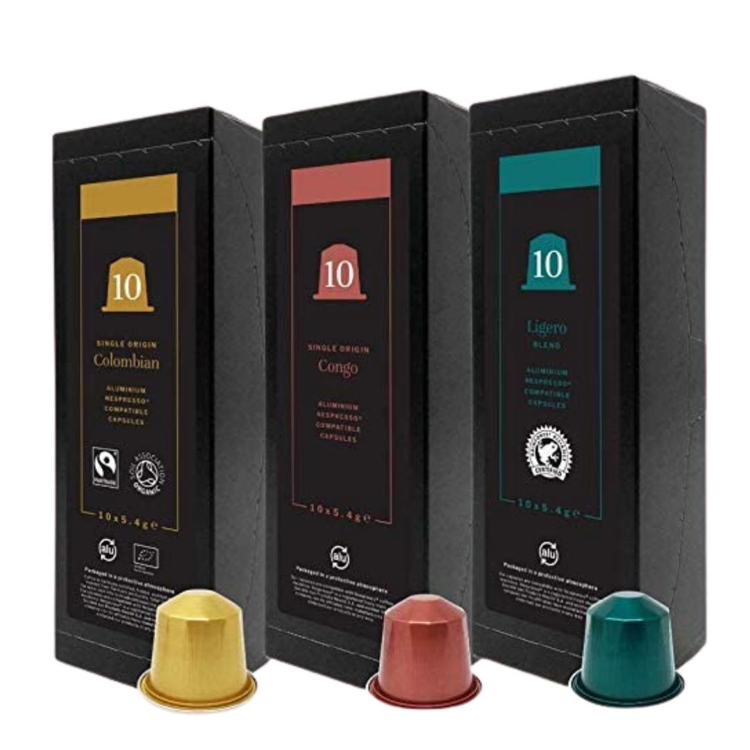 Nespresso Compatible Coffee Pods 30 - 3 – Cafeology