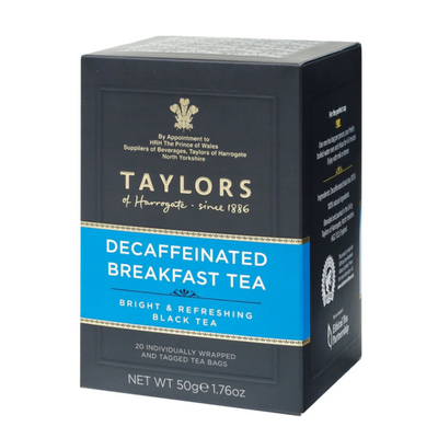 An image of Taylors Of Harrogate Decaff Enveloped Tea 20