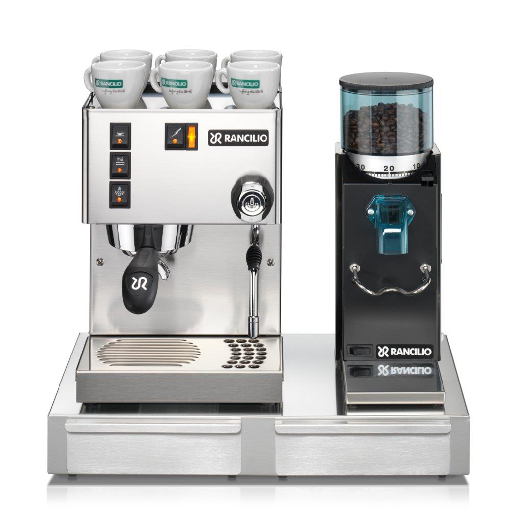 An image of New 2020 Model Rancilio Silvia Traditional Coffee Machine Package (Inc Grinder, ...