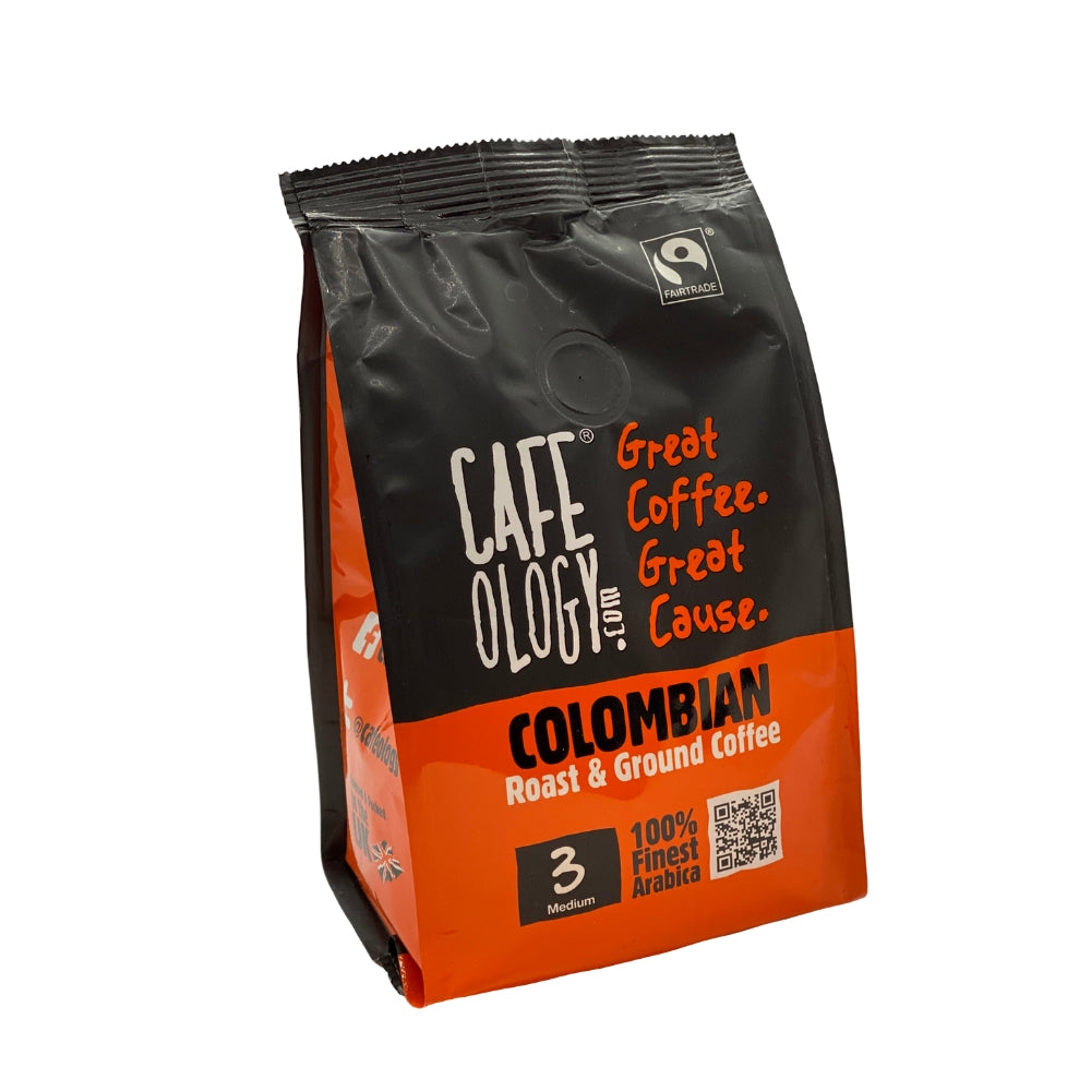 An image of Cafeology Colombian Ground Coffee 3 x 227g