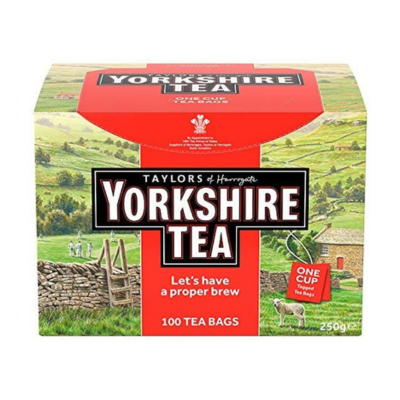 An image of Yorkshire Tea Bags 100 String & Tagged
