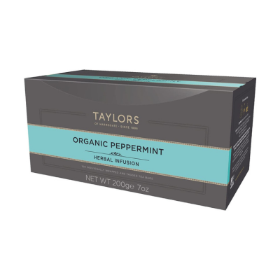 An image of Taylors of Harrogate Peppermint Enveloped Tea 100