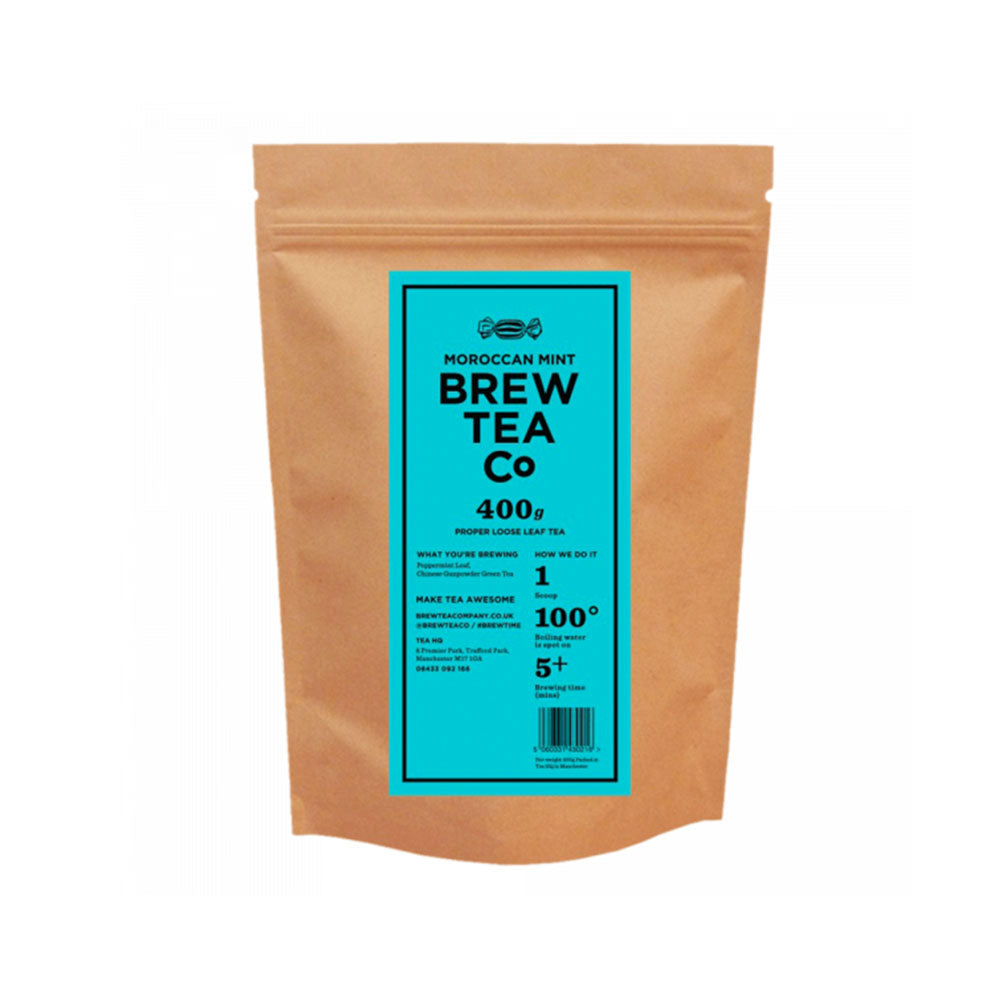 An image of Brew Tea Moroccan Mint Loose Leaf Tea x 400g