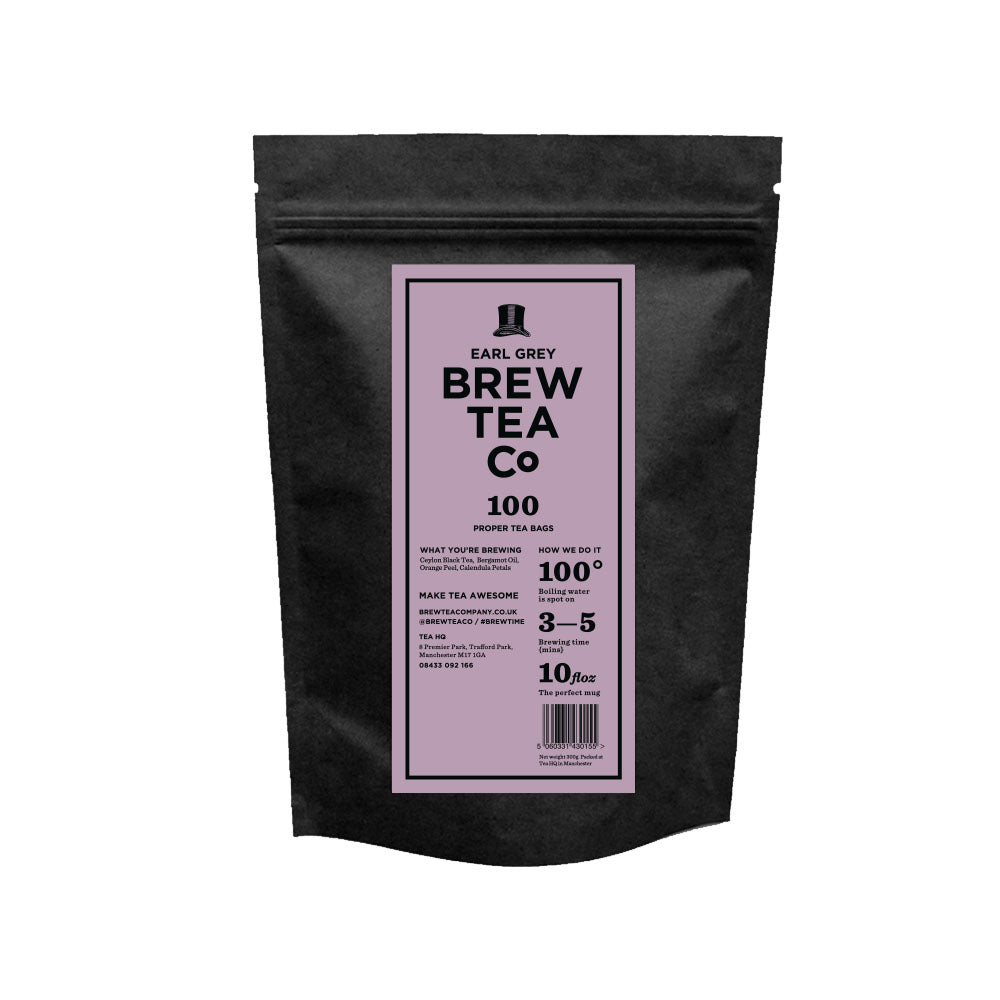An image of Brew Tea Earl Grey Leaf Pyramid Tagged Tea x 100