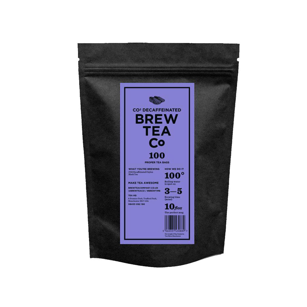 An image of Brew Tea CO2 Decaff Leaf Pyramid Tagged Tea x 100