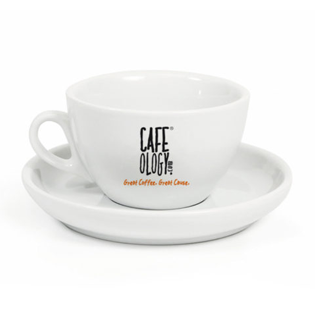 An image of Cafeology Crockery Cup & Saucer 9 & 12oz 12oz