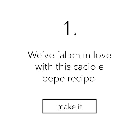 cacio e pepe