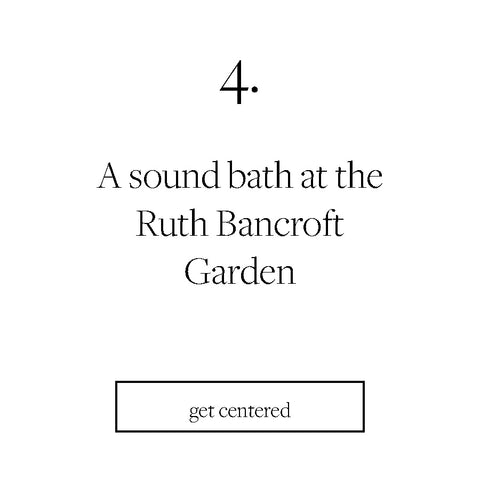 elsie green elsie's eight august sound bath ruth bancroft garden