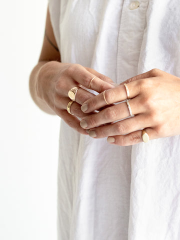 hands with gold rings