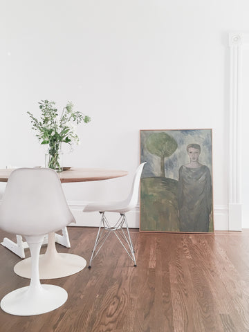 tulip table with tulip chairs