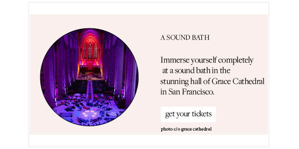 elsie green elsie's november our love of music sound bath grace cathedral