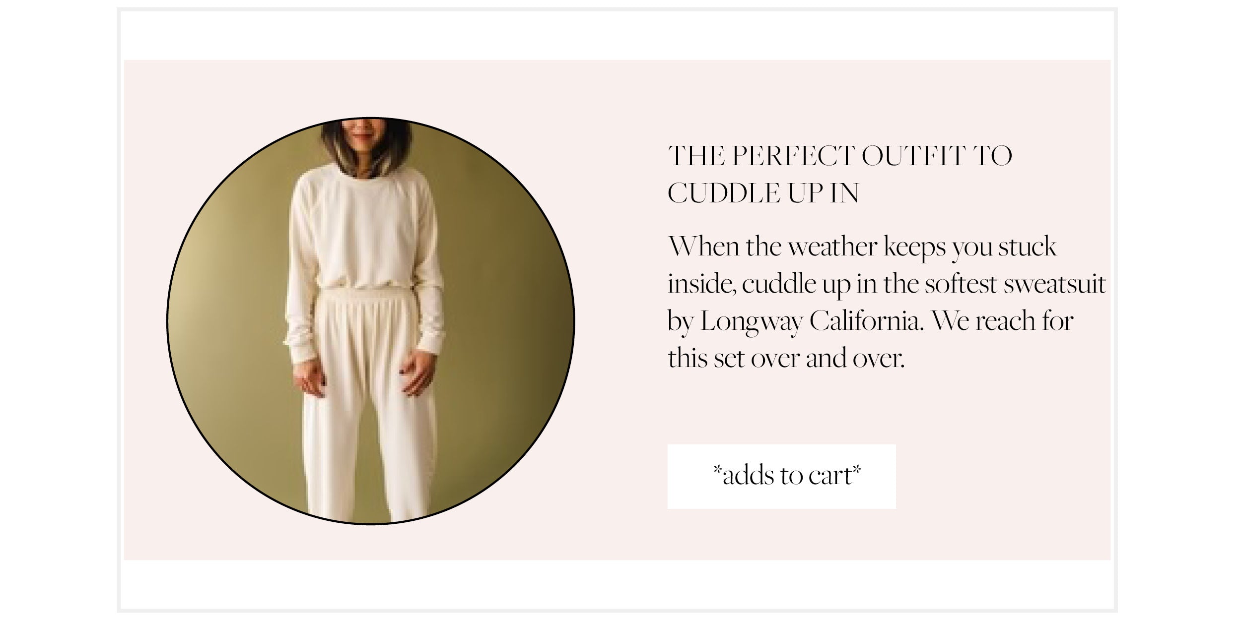 elsie green etcetera on the blog shop gal guide february edition longway california softest sweatsuit