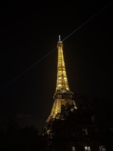 eiffel tower at night