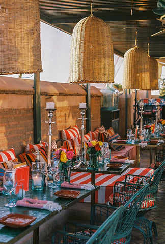 el fenn dinner on the roof marrakech morocco