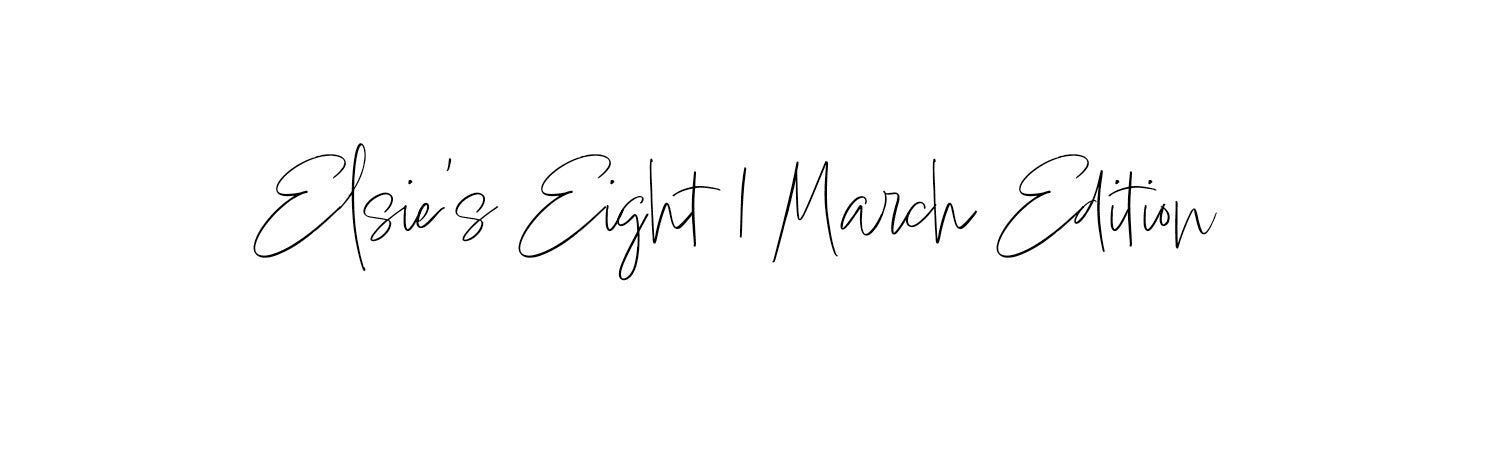Elsie green elsie’s eight march edition