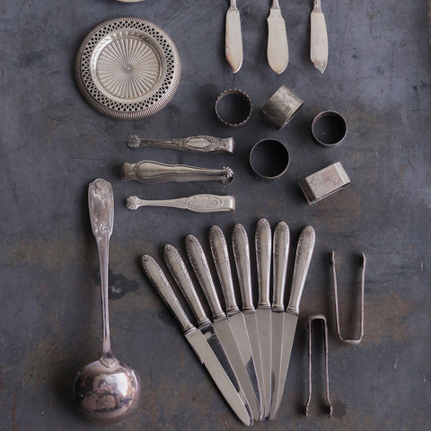 french flatware flat lay