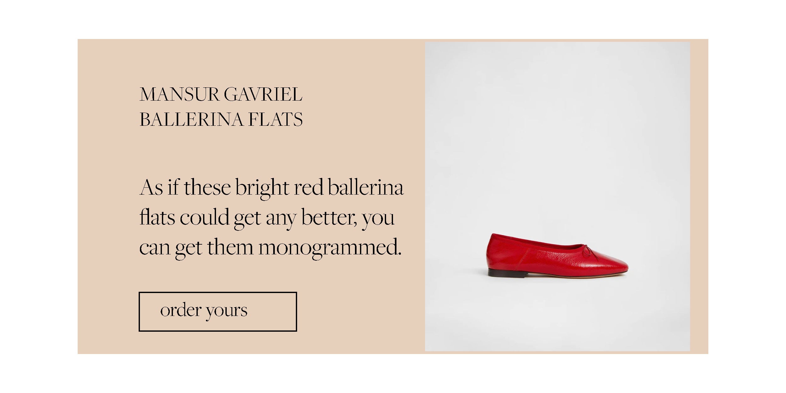 elsie green shop gal guide september edition mansur gavriel ballerina flats red