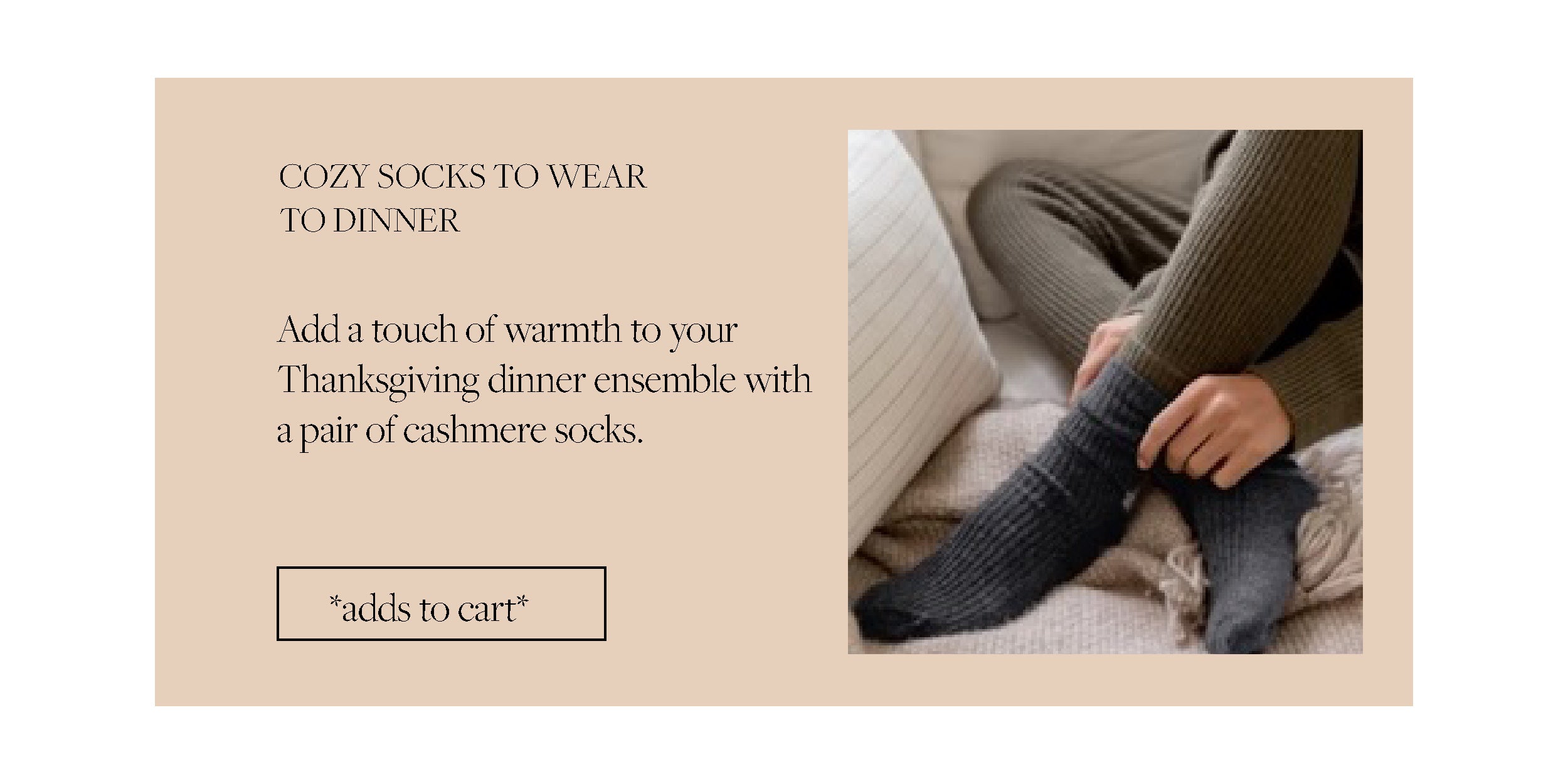 Elsie green shop gal guide November edition cashmere socks