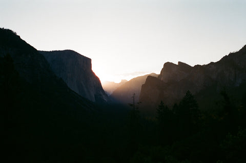 sunrise at tunnel view