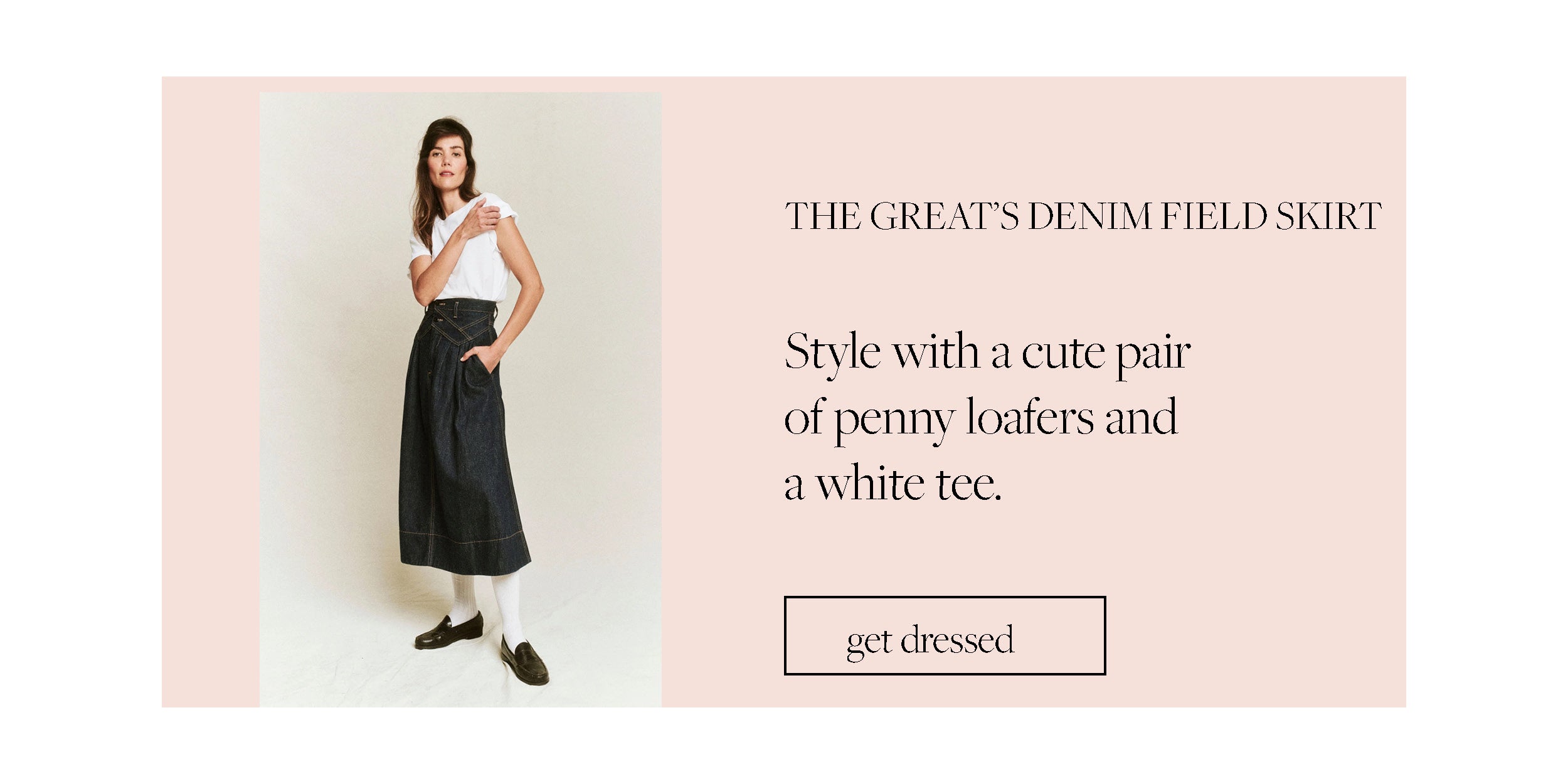 elsie green shop gal guide september the great denim skirt
