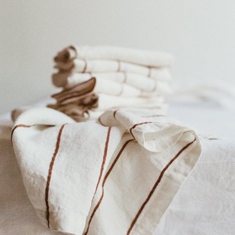 Pure Linen Bath Towels, elsie green